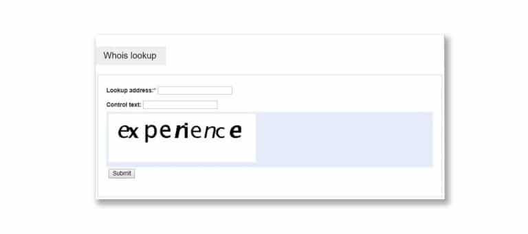 whois lookup